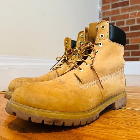 Timberlands Men’s 11.5 Suede Leather Boots 400 Gram Primaloft Nubuck Waterproof - Picture 3 of 16